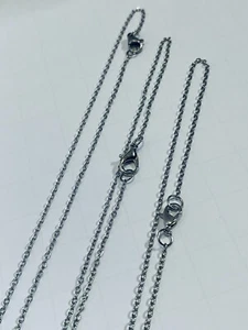 18" O chain necklaces for pendants - Picture 1 of 9