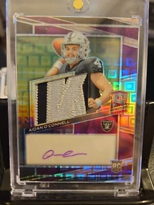 2023 Spectra Football Aidan O'connell RC Purple Pandora RPA Auto /30 Raiders  - Bild 1 von 1