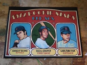 Baseball Art Card Print of Fisk, Evans, Cooper 72 Rookies. 5 x 7" Print # to 250 - Picture 1 of 2
