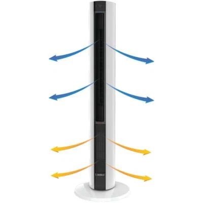 Lasko Ceramic Space Heater Fan Combo Tower Remote Control Automatic Shutoff - Image 1 of 4