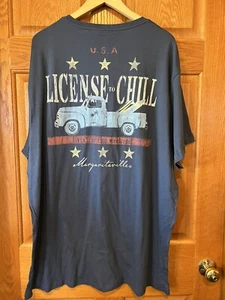 AC64 Jimmy Buffett Margaritaville Cotton T-Shirt Licensed to Chill Mens 3XL - Picture 1 of 3