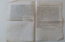 SANITA' 1796 Gr.TOSCANA FIRENZE MOTU PROPRIO contro EPIZOOZIA LOMBARDIA+EMI-Z782