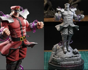 M·Bison SF 3D Printing Figure Unpainted Model Sculpture GK Blank Kit New Stock - Picture 1 of 8