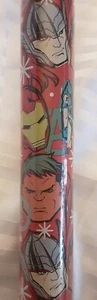 Marvel Superhero Avengers Christmas Gift Wrap 25sq ft (READ DESCRIPTION SAVE $!) - Picture 1 of 5