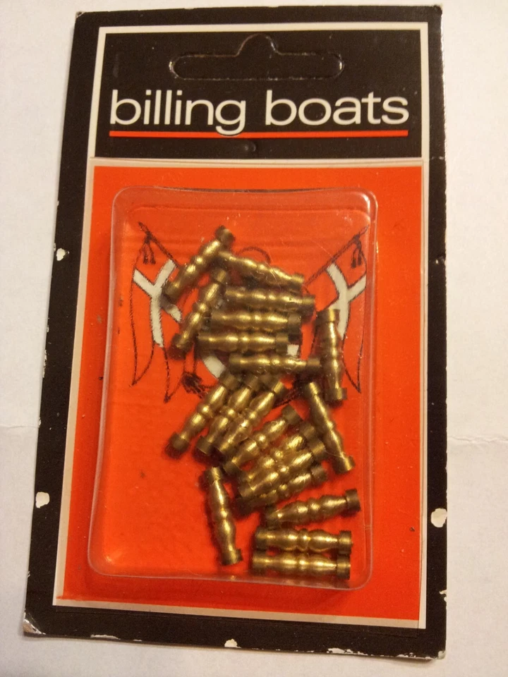 Relingstütze 12 mm 20 Stück aus Messing von Billing Boats BF0224 - Bild 1 von 1