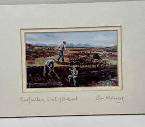 Surf Cutters Tim Moloney Signed 8x6" Mounted Art Print Glendara Art Co Clare - Picture 1 of 11