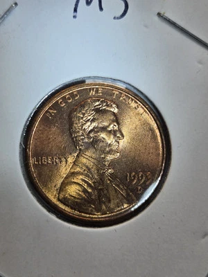 1993 Denver Lincoln Cent Doubled Die Obverse! - Image 1 of 4