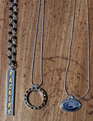 COLLAR EN CAPAS GREEN BAY PACKERS 3 COLLARES TOTALES Foto 1 de 2