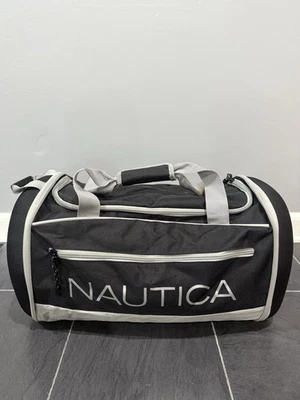 Nautica Luggage Collapsible Clamshell Duffle Bag Gray/Black Large 20” - Image 1 of 4