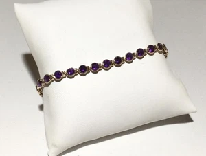 Bracciale ametista in oro giallo 14 kt di Marquesa - Foto 1 di 11