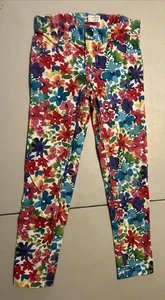 Bright Colorful Flower Jeggings Girls 6x/7 The Children’s Place EUC - Picture 1 of 5