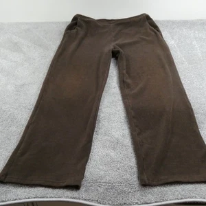 Pantalones LL Bean Pana Marrón Mujer Extra Grandes Regular Pull On Acanalados Elastizados - Imagen 1 de 11