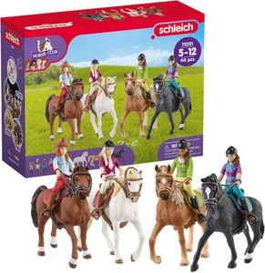Horse Club - komplettes 40-teiliges Horse Club Reiter Spielset - Hannah, Sofia, Lisa und Sa - Bild 1 von 12