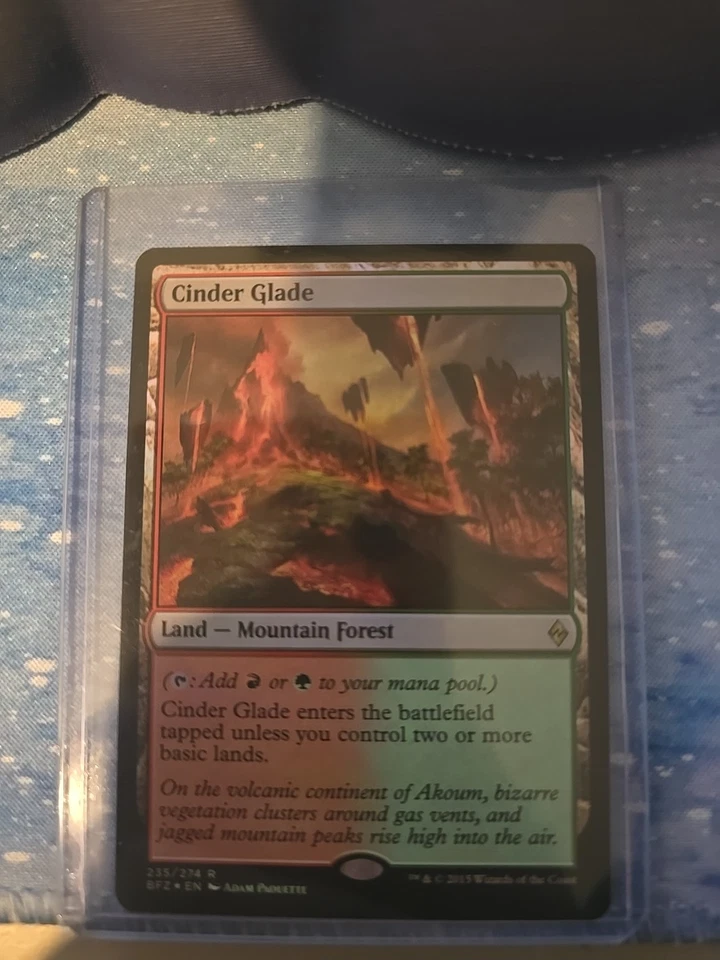 MTG Cinder Glade Battle for Zendikar 235/274 Foil Rare - Image 1 of 1