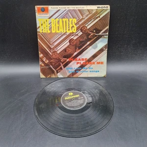 The Beatles Please Please Me Parlophone Vinyl Lp Pmc 1202 RECORD IS SCRATCHED - Picture 1 of 8