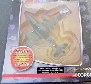 WB 99613 ME262A-1A-OBERLEUTNANT HEINZ BAR 1945 1:72 SCALE BY CORGI - Picture 1 of 3