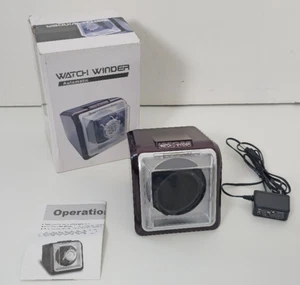 Rocket Red Box Single Watch Winder Case Color Maroon - Picture 1 of 13