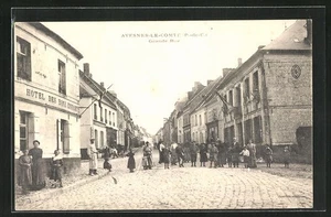 CPA Avesnes-le-Comte, Grande Rue, Hotel des Bons Enfants - Picture 1 of 2