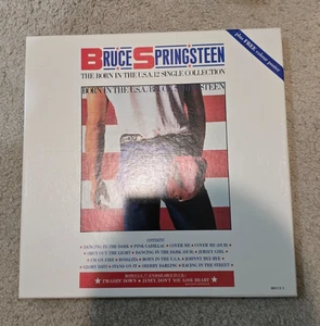 BRUCE SPRINGSTEEN Born In The USA 12" Collection UK BOX SET + Poster Nr-Mint - Picture 1 of 3