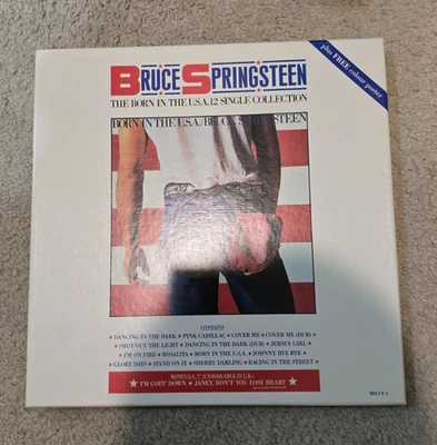 BRUCE SPRINGSTEEN Born In The USA 12" Collection UK BOX SET + Poster Nr-Mint - Image 1 of 3