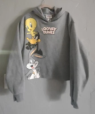 Suéter Vintage Looney Tunes Junior XL (15-17), Poliéster, Cultivos, Egípcio, 20" - Imagem 1 de 4