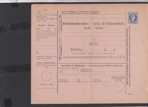 AX001/ Österreich Ganzsache Nachnahme-Karte 3 I (Ital.) * - Picture 1 of 2