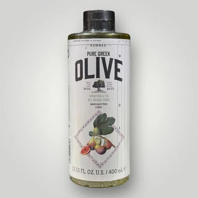 Gel de ducha Korres de oliva e higo griego puro, 13,53 fl oz. Nuevo y precintado Foto 1 de 3