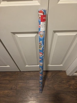 Disney Wrapping Paper Christmas Mickey Mouse 60 Sq Ft. - Image 1 of 3