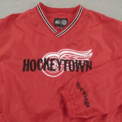 Detroit Red Wings Jacket Mens XL 90s Hockey Town Embroidered Logo Windbreaker - Image 1 of 4