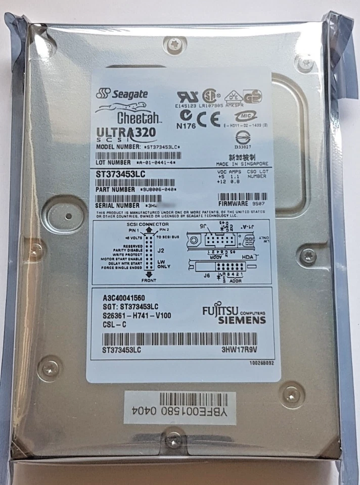 73 GB Seagate Cheetah 15K.3 ST373453LC U320 Scsi-Sca 80pin 3.5 " Hard Drive New - Image 1 of 1