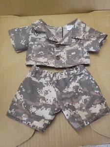 Build A Bear Military Army Soldier Digital Camo Army Shirt Pants Teddy Costume - Picture 1 of 10