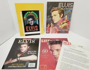Lote de cuatro (4) revistas ELVIS PRESLEY LIFE, Newsweek, en Hollywood y Fox Theatre - Imagen 1 de 10