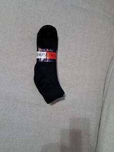 Women Med 9-11 Ankle Sport Low Cut Socks Black 24 Pair Made in USA Free Shipping - Picture 1 of 2