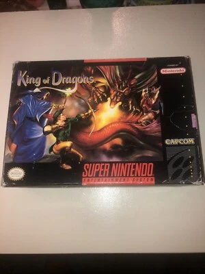 King of Dragons Super Nintendo Complete SNES Capcom 1994 - Image 1 of 4