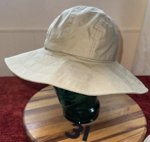 NEU OHNE ETIKETT LONDON FOG BEIGE MEDIUM 7-7 1/8, BUCKET-HUT, HERGESTELLT IN DEN USA, NIE GETRAGEN!      31 - Bild 1 von 3