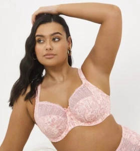 Elomi Mariella Peachy Pink Tiger Print Full Cup Non Padded Wired Bra