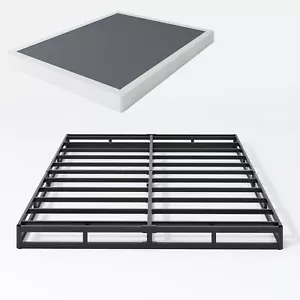 5" Queen Box Spring – Easy Assembly Non-Slip Noise-Free Mattress Foundation - Picture 1 of 7