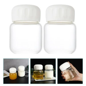 2 Pcs Schnapsflaschen Smoothie Auslaufsicherer Behälter Schülerflasche - Bild 1 von 12