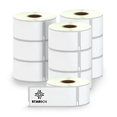 10X Étiquette compatible DYMO 99012 S0722400 36mm x 89mm Étiquettes adresse Labe - Photo 1/4