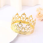 1PC Tiara Gold Color Crown Cake Topper Decoration Decorative Party Supplies: Ts