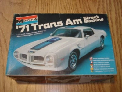 MONOGRAM '71 1971 TRANS AM STREET MACHINE PONTIAC MODEL KIT NEW - Image 1 of 4