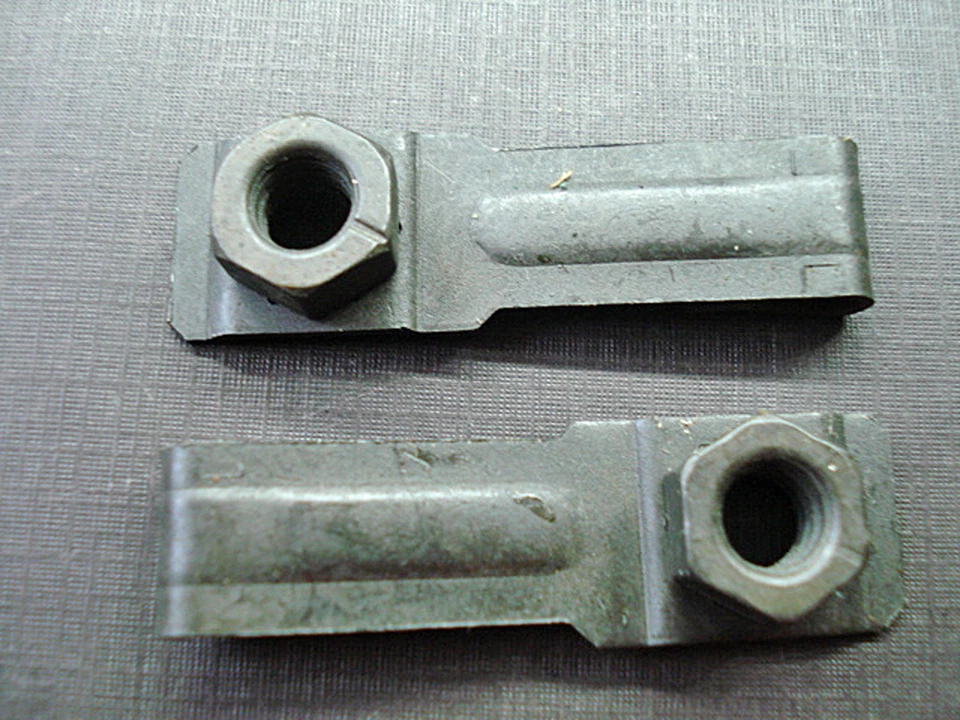 2 pcs  NORS stabilizer bracket nuts 1965-1972 Ford Galaxie Custom 500 379913-S  - Image 1 of 4