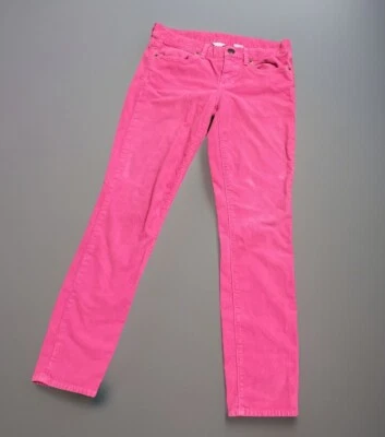 J. Crew Bold Pink Toothpick Skinny Corduroy Pants Women’s 30x26 - Image 1 of 4