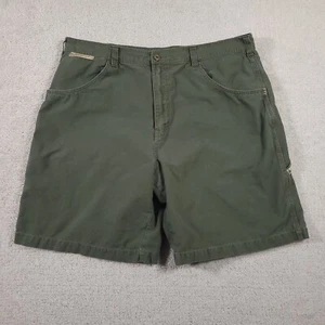 Vtg Faded Glory Carpenter Shorts Mens Size 40 Green Workwear Grunge - Picture 1 of 16