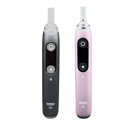 Oral-B iO Series 9 Electric Toothbrush Duo Set - Black Onyx/Rose Quartz - Image 1 of 4