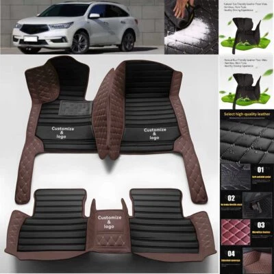 For Acura MDX RDX Car Floor Mat Handmade All Weather Luxury Interior Accessories Foto 1 de 4