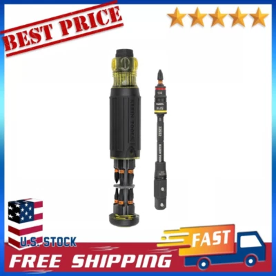 Klein Tools 32516HD 16-in-1 Impact-Rated Magnetic Screwdriver/Nut Driver, 11 Bit - Image 1 of 4