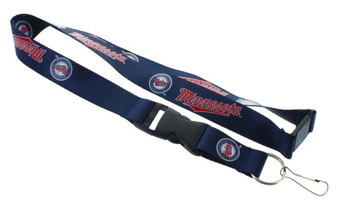 Minnesota Twins Premium Lanyard [NEW] Key Chain Ring Id Holder Badge Aminco Cover