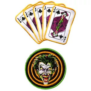 Joker Gang gestickte Aufnäher für Jacke 1989 Film Cosplay Karten Bob der Goon - Bild 1 von 1