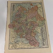 Hammond’s Antique 1914 Map Of Russia In Europe 6x8